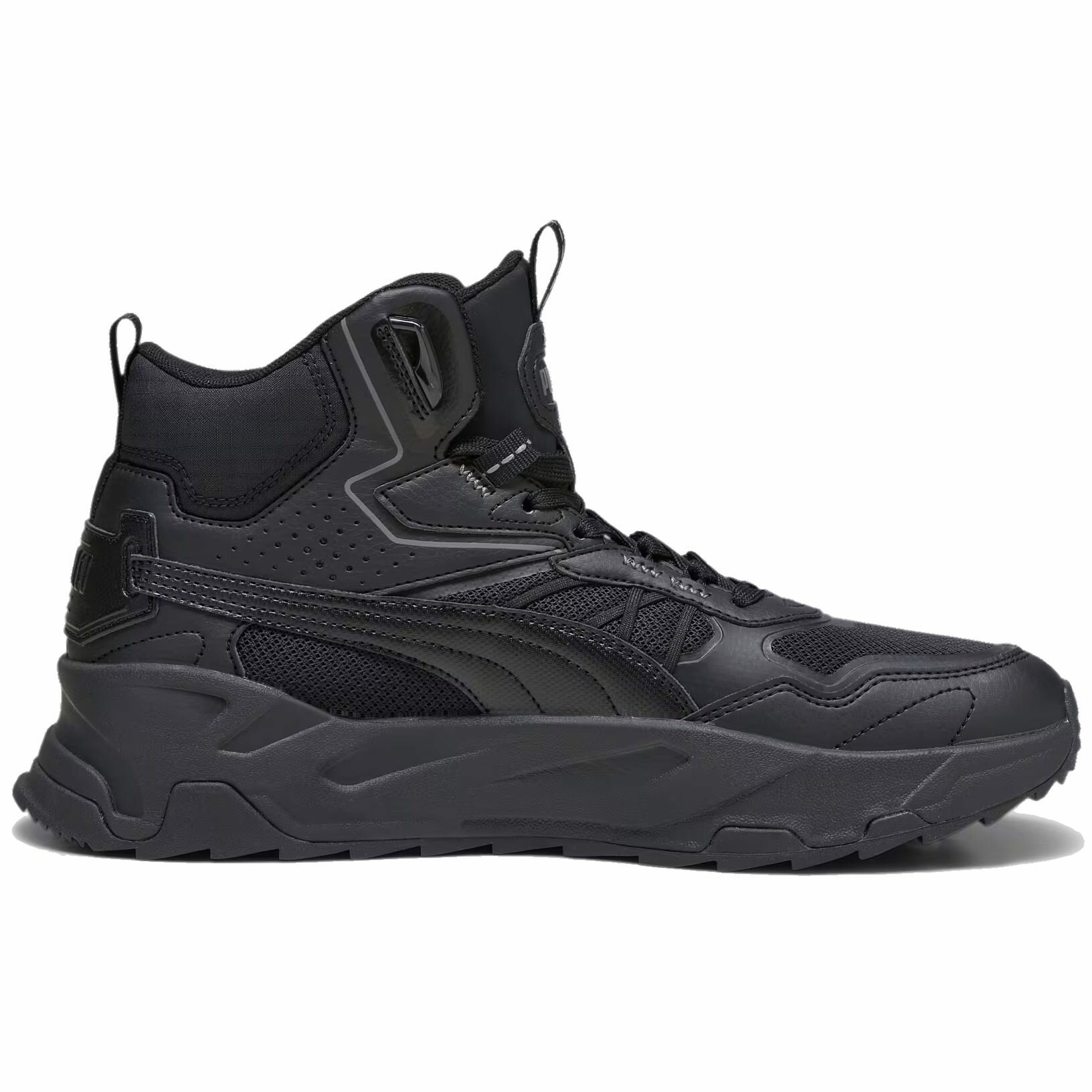 Кроссовки PUMA Trinity Mid Hybrid, размер 10 UK, черный