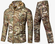 Тактический мужской демисезонный костюм SoftShell Multicam L