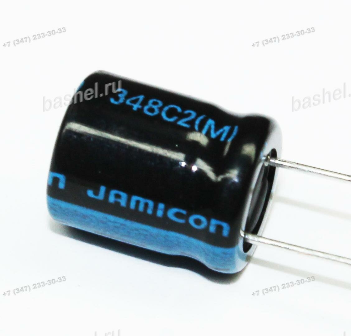 ECAP 220 мкФ / 50 В 10x13 TK, Конденсатор электролитический, JAMICON, (аналог К50-35)