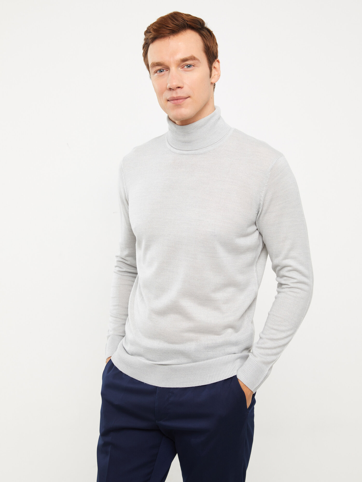 Водолазка LC Waikiki, размер S, , grey melange