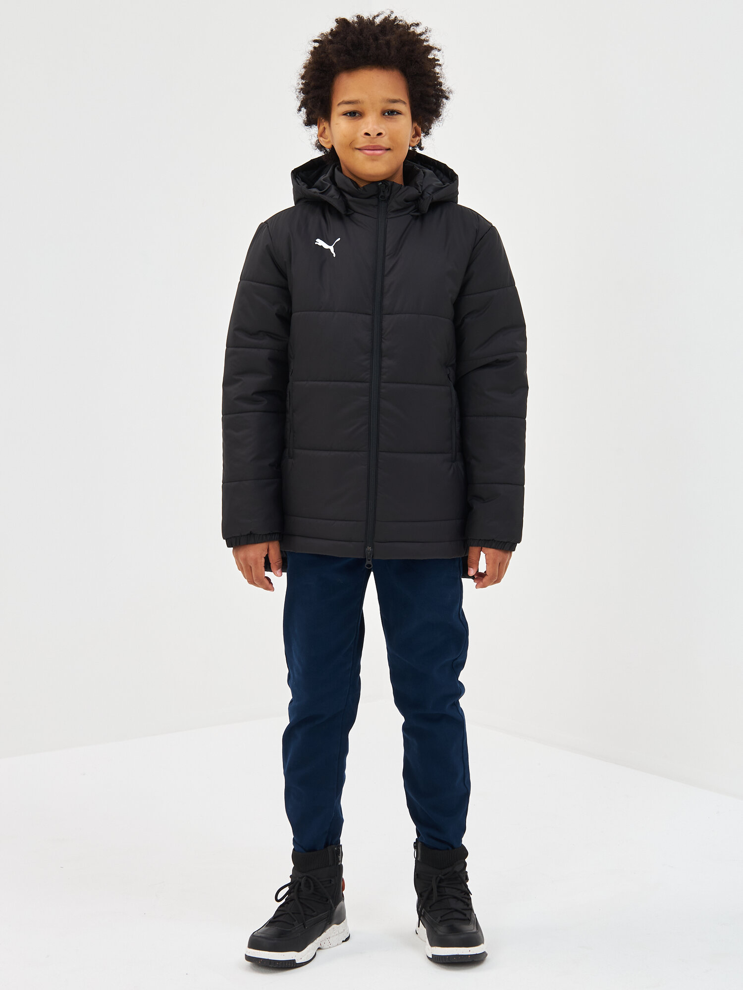Куртка PUMA Bench Jacket, размер 140, черный