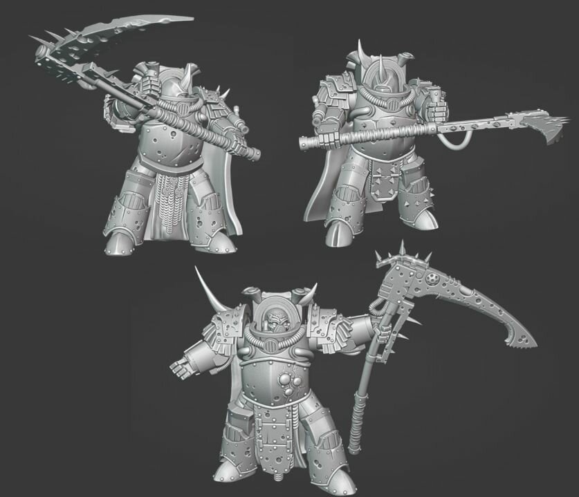 Warhammer 40000 Миниатюра Pestilent Plaguereapers