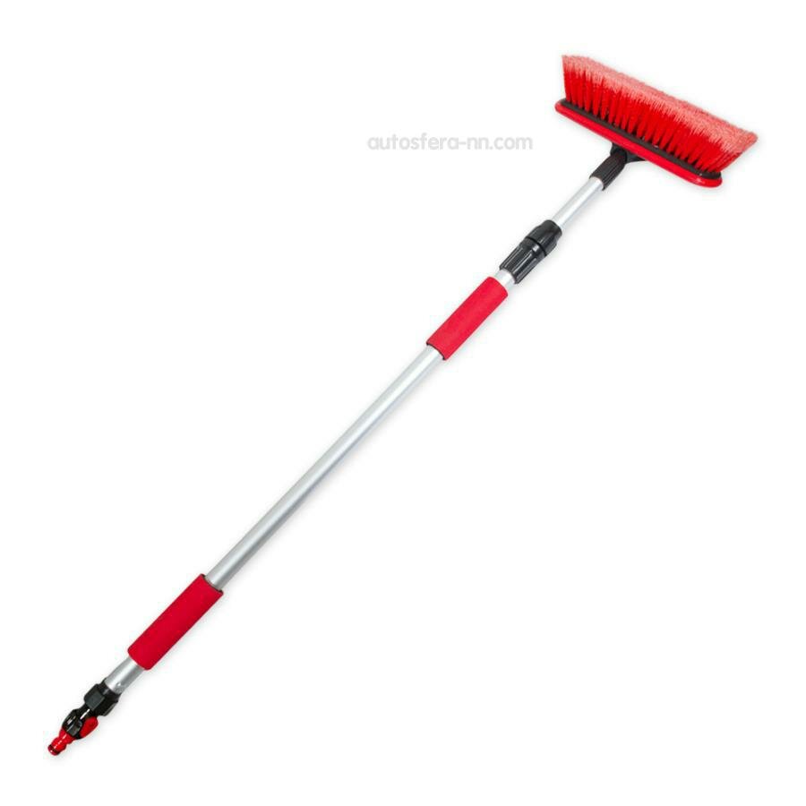 ARNEZI A0403012 Щетка для мытья с краном подачи воды и телескопической мягкой ручкой L=100-168 см A0403012 ARNEZI