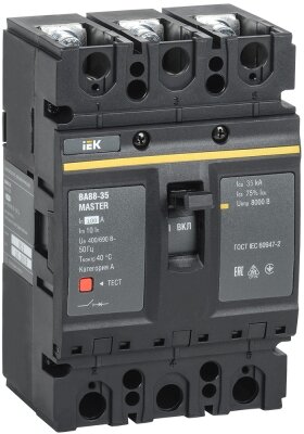 Автоматический выключатель ВА88-35 (100А) (3р) MASTER IEK
