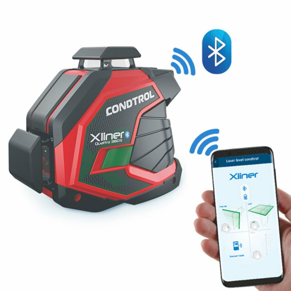 Лазерные Нивелиры Нивелир лазерный Condtrol Xliner Quattro 360G (1-2-310) со штативом