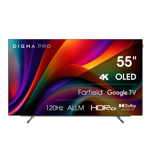 Телевизор Digma Pro OLED 55M черныйсеребристый 127183₽