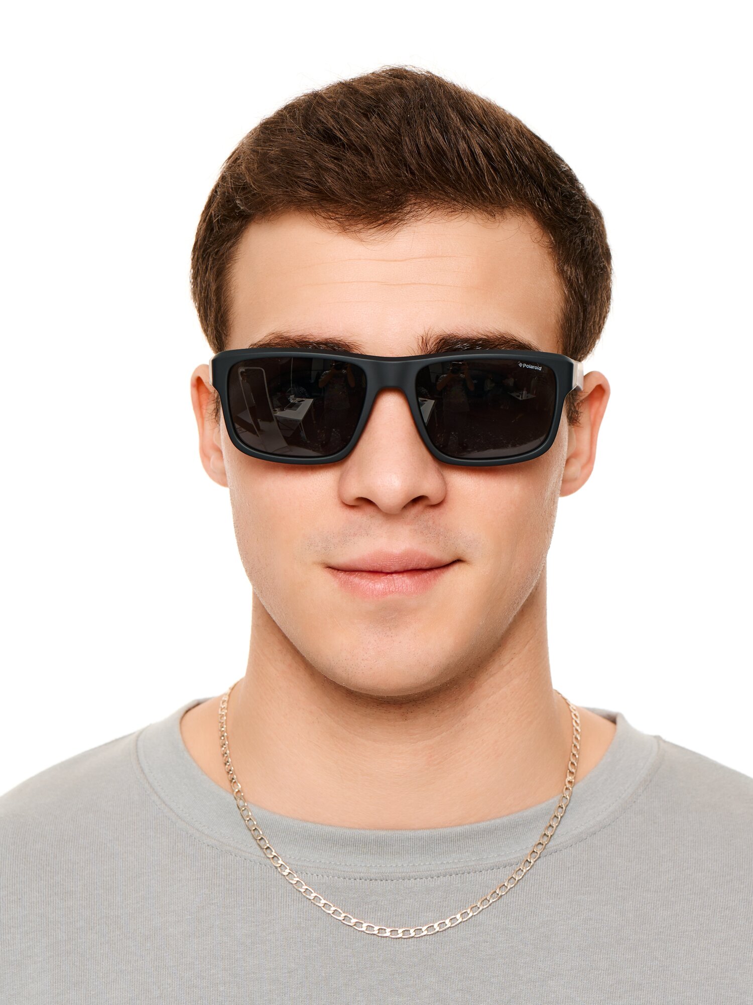 Солнцезащитные очки Polaroid, черный — фото 1