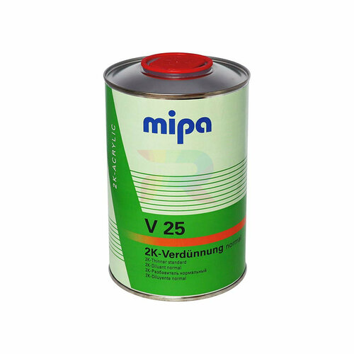 Разбавитель нормальный Mipa V25 2K Verdunnung Normal для акриловых продуктов 1 л 1295₽