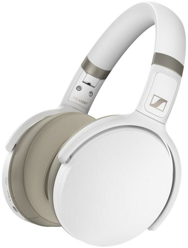 Беспроводные наушники Sennheiser HD 450BT, с шумоподавлением, White (Белый)