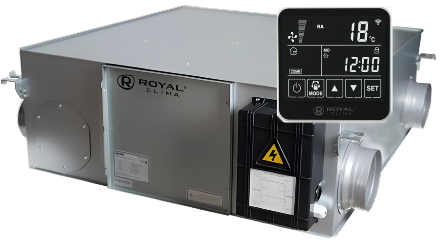 Приточно-вытяжной установка Royal Clima RCS-200-P 3.0 с рекуперацией 200 м3/ч