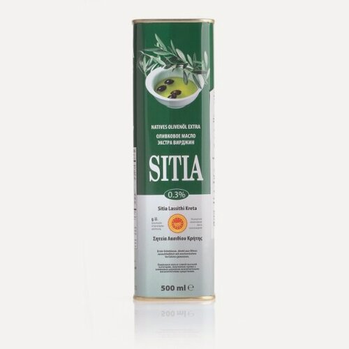 Изображение товара Масло оливковое Sitia Extra Virgin P.D.O. 0,3% 0,5 л
