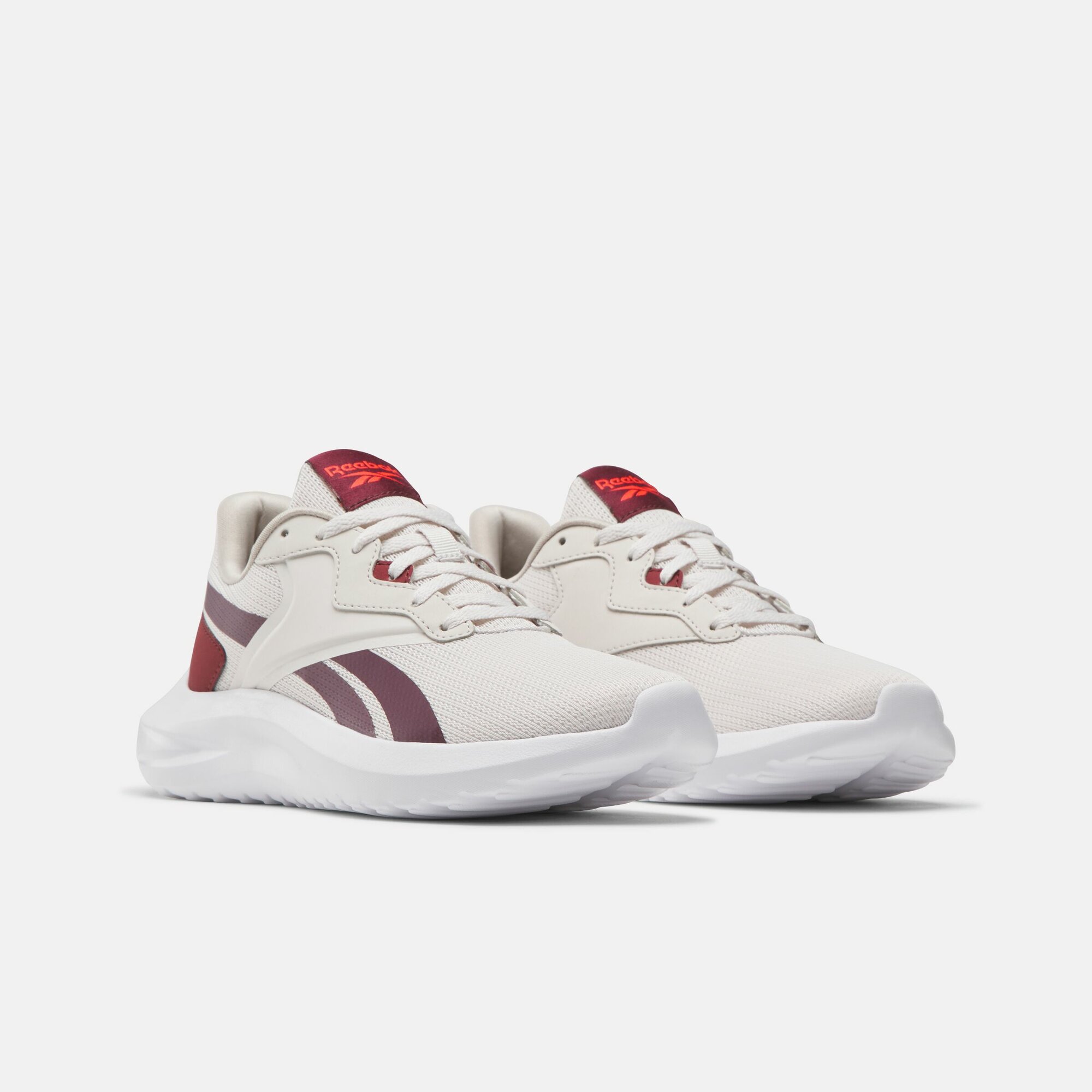 Кроссовки Reebok Energen Lux, размер 9 US, серый/бордовый/белый — фото 1