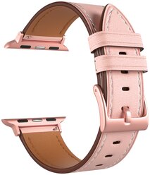 Кожаный ремешок для Apple Watch 42/44 mm LYAMBDA NEMBUS LWA-41-44-PK Pink