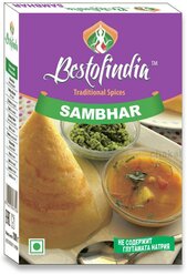 Смесь специй Bestofindia "Для супа | Sambhar Masala", натуральная без соли, 100 г
