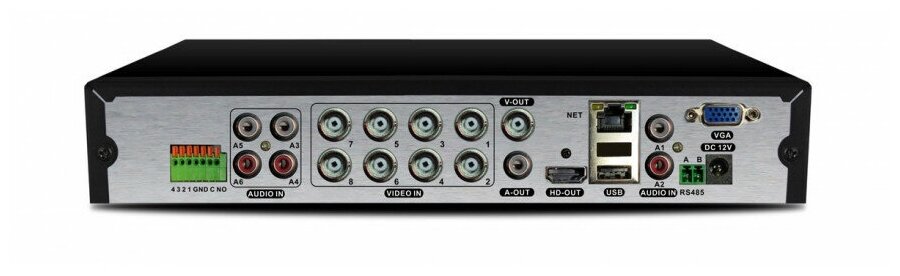 Гибридный видеорегистратор CARCAM для AHD и IP камер видеонаблюдения - фото №4