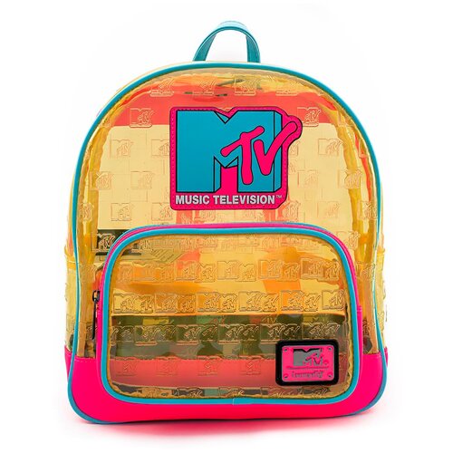фото Рюкзак mtv clear neon pvc mini loungefly