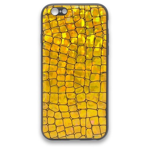 фото Чехол-накладка fantastic skin для apple iphone 6/6s золотистая ycase