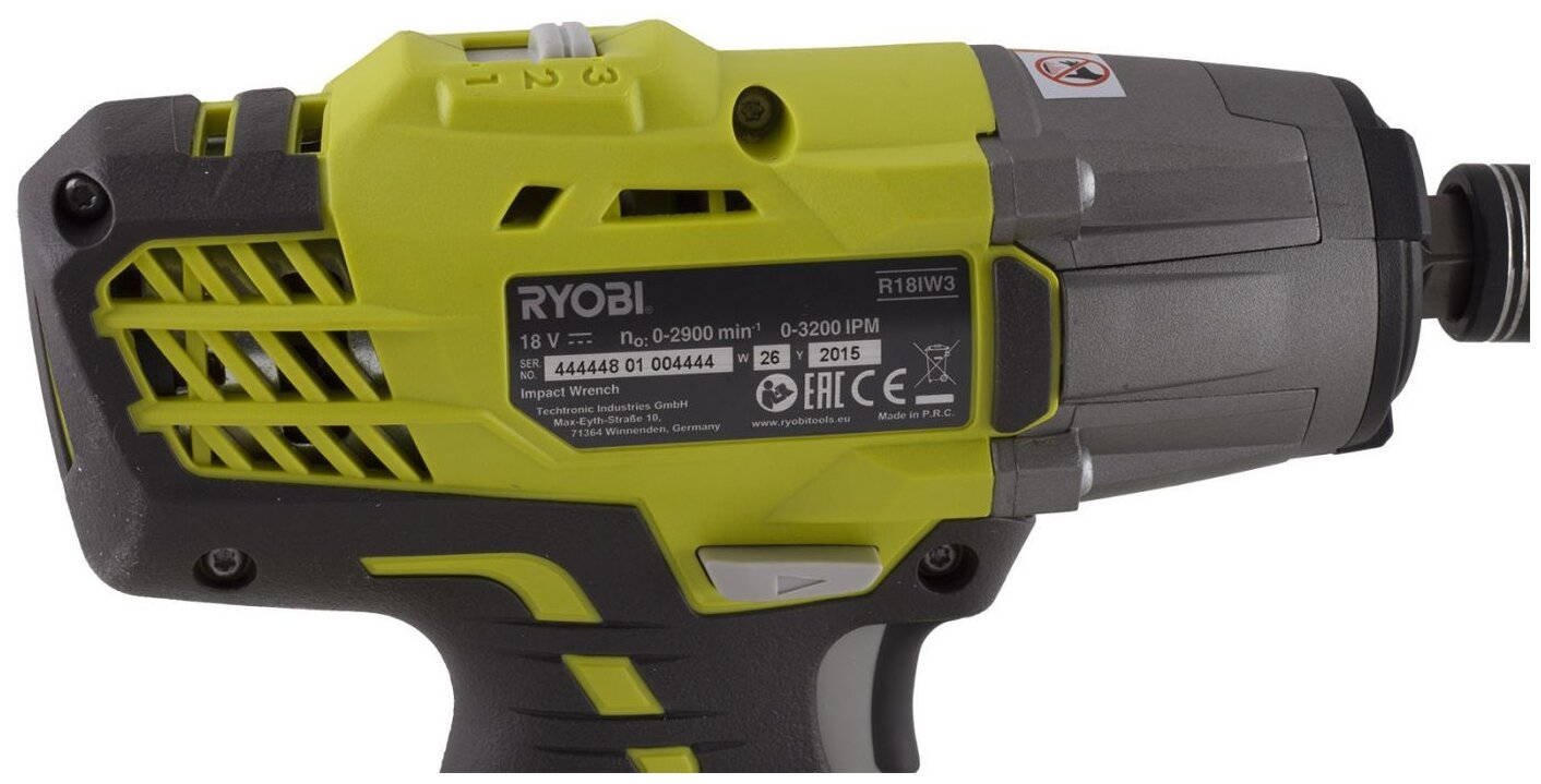 Гайковерт RYOBI R18IW3-0 . - фотография № 5