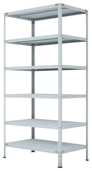 фото Стеллаж СТФЛ (3000х1000х500 мм 6 полок (металлический сборный))