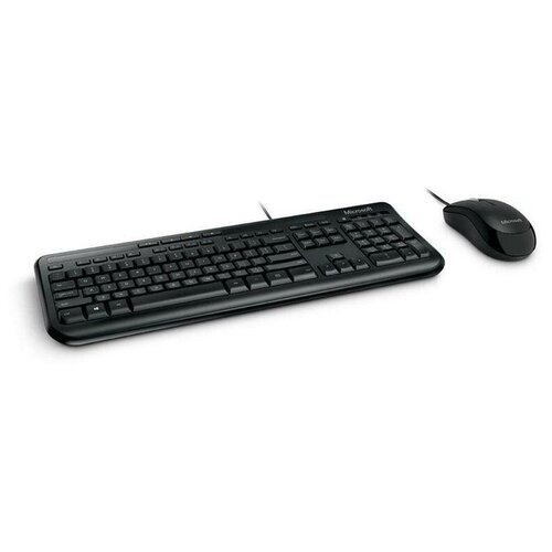 фото Набор клавиатура+мышь microsoft wired desktop 600 for business, черный (3j2-00015)