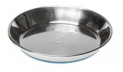 Rogz Миска с противоскользящим дном Anchovy 200 мл, голубой (SLESS STEEL CAT BOWL) CBOWL21B | SLESS STEEL CAT BOWL, 0,3 кг