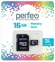 Карта памяти Perfeo microSD 16GB High-Capacity (Class 10)