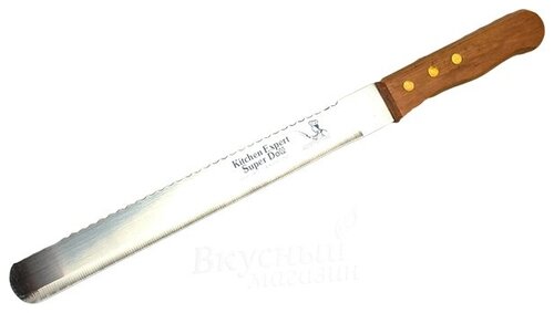 Нож 25 см. металлический с зубчиками Kitchen Expert Super Doll