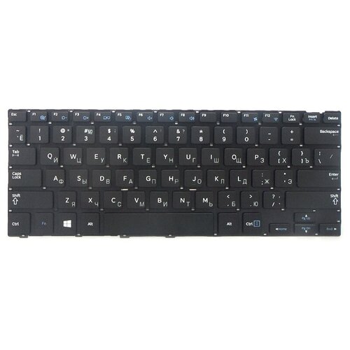 Клавиатура для ноутбука Samsung NP915S3 905S3G NP905S3G NP915S3G NP910S3G Series Плоский Enter Черная без рамки PN BA59-03783C 2621₽