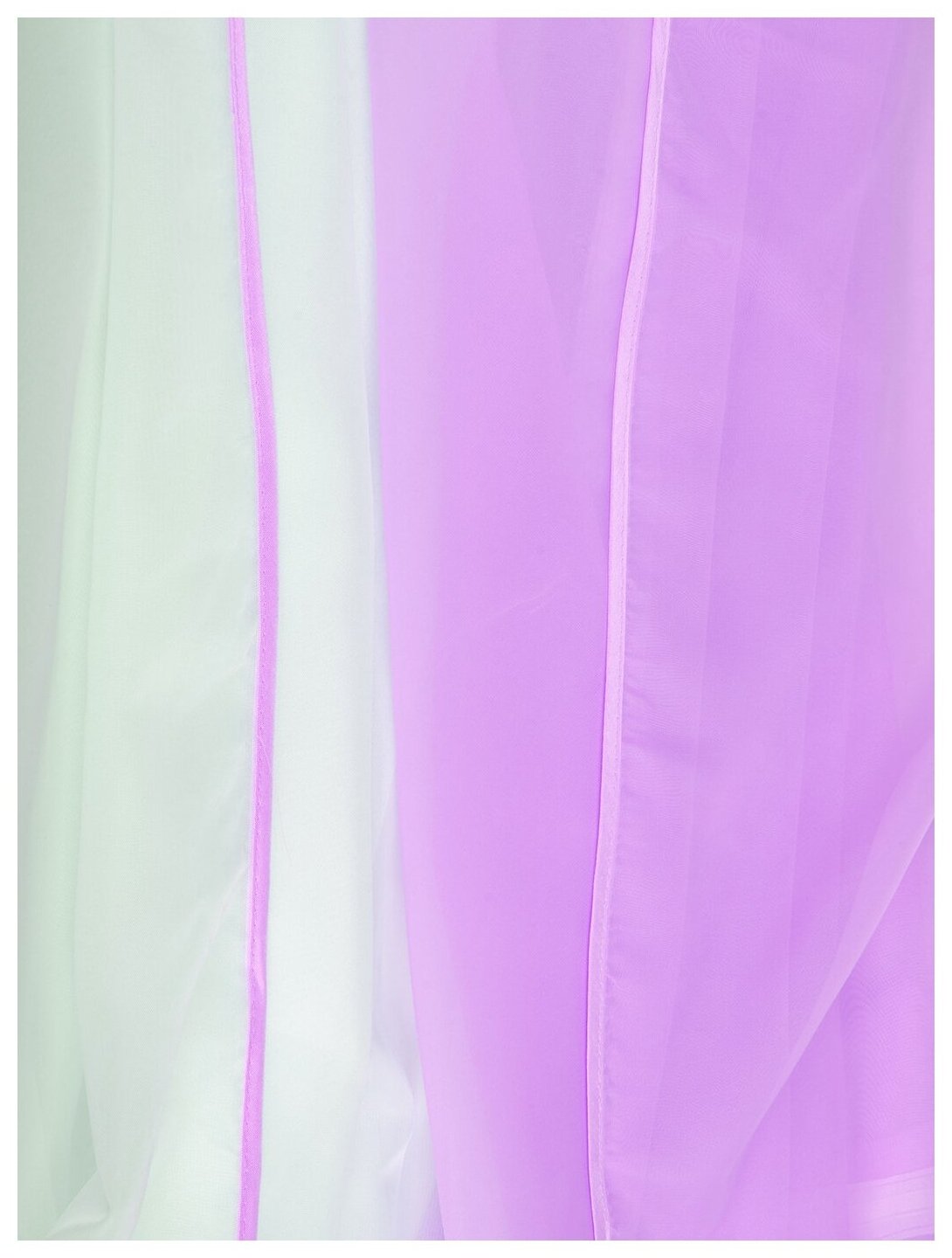 Штора Sola Тюльпан на ленте, 480х170 см, 3 шт., сиреневый - фотография № 7