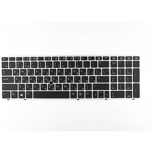 Клавиатура для HP 6560b Elitebook 8560p с Trackpoint pn 641179-251 641180-251 NSK-HX4SF NSK-HXESF 1275₽