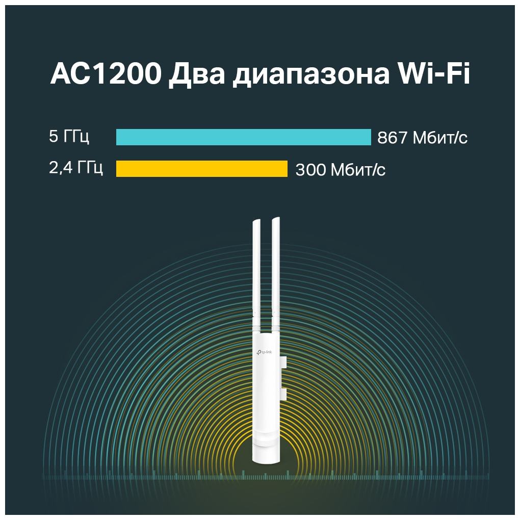 Wi-Fi точка доступа TP-LINK EAP225-Outdoor