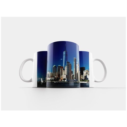 фото Кружка "нью йорк, городской, городской пейзаж" 320 мл lotsprints