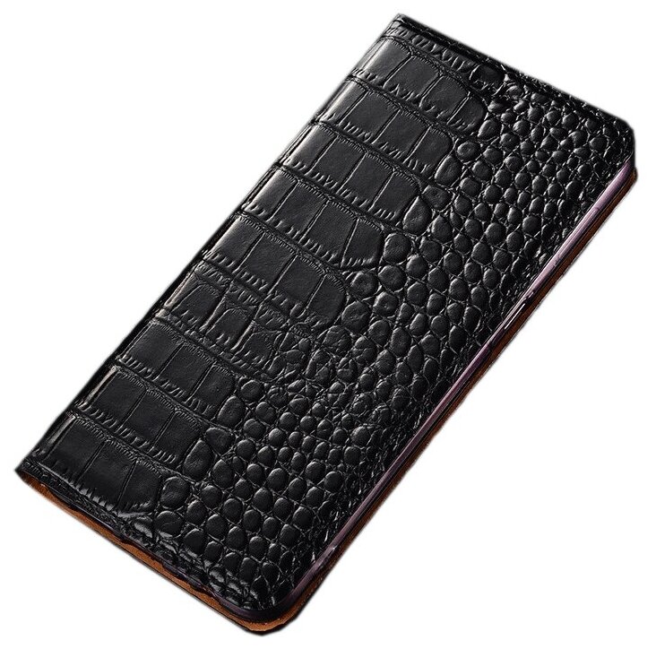 Чехол-книжка Чехол. ру Premium для Samsung Galaxy S20 Ultra 5G из качественной импортной натуральной кожи теленка с фактурной прошивкой рельефа кожи.