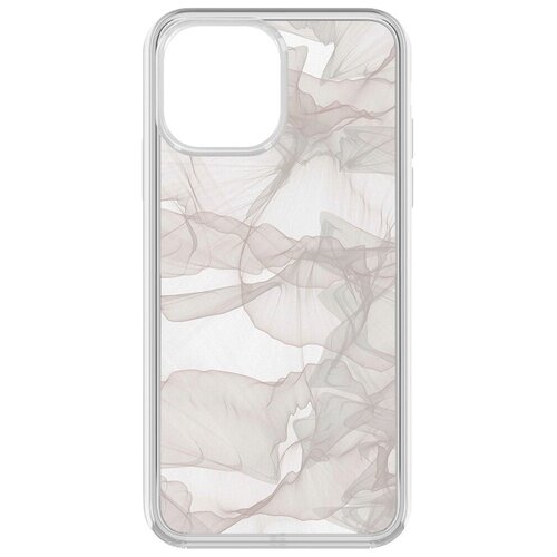 Чехол-накладка Krutoff Clear Case Абстракт 3 для iPhone 13 Pro Max чехол накладка krutoff clear case абстракт 15 для iphone 13