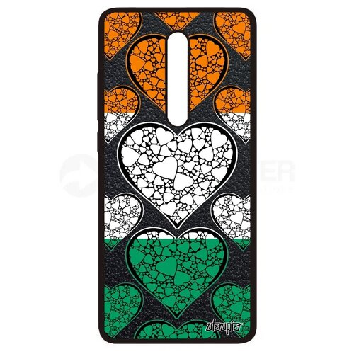 фото Защитный чехол на мобильный // xiaomi redmi k20 // "флаг кот-д'ивуар с сердцем" патриот государственный, utaupia, цветной