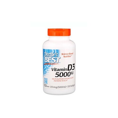 Vitamin D3 (Витамин D3) 5000 IU 720 капсул (Doctor`s Best)
