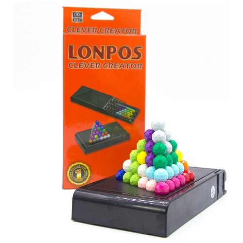 Купить Логическая настольная игра головоломка лонпос, lonpos 3d головоломка, 300К заданий, черный, пластик