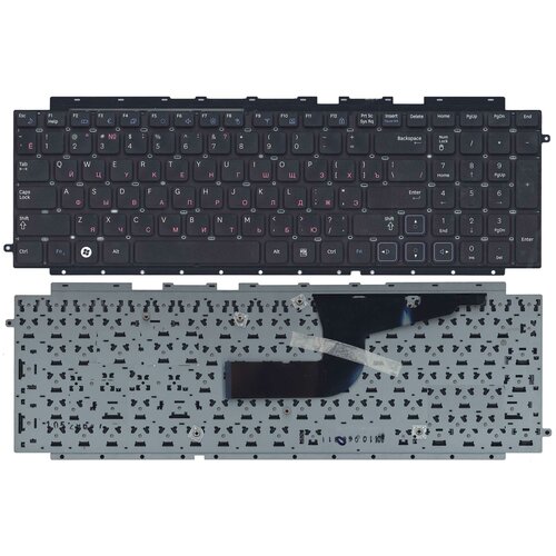 Клавиатура для ноутбука Samsung RC710 RC711 черная с рамкой 159400₽