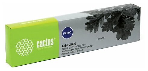 Картридж матричный CACTUS (CS-FX890) для EPSON LQ-590 черный ресурс 5 млн. знаков