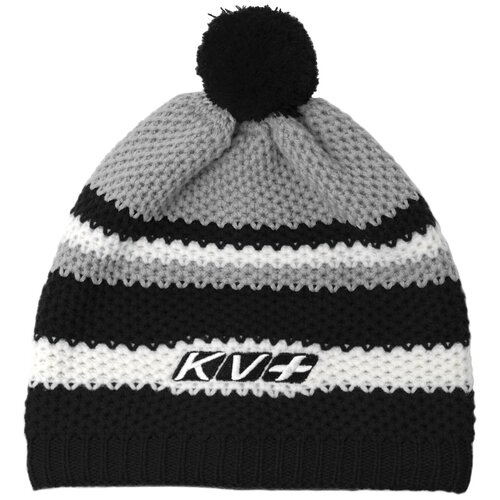 фото Шапка kv+, размер универсальный, черный, серый