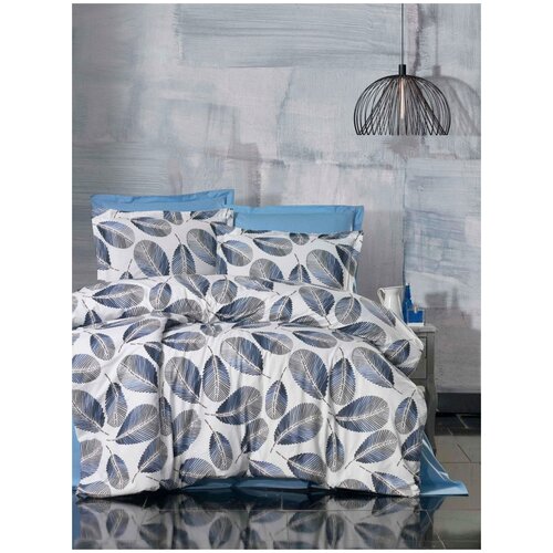 Комплект 2-х спального постельное белья ткань Ранфорс,100% хлопок,принт Листья