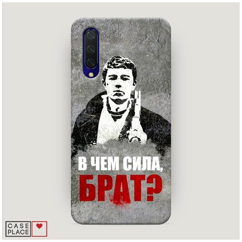 фото Чехол пластиковый xiaomi mi a3 lite в чем сила, брат case place