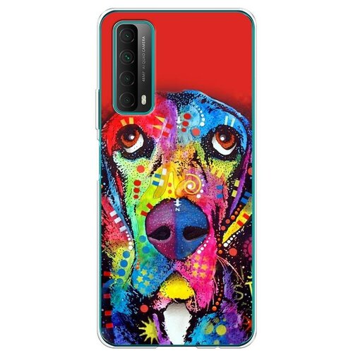 фото Силиконовый чехол "пес арт" на huawei p smart 2021 / хуавей п смарт 2021 case place