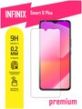 Защитное стекло для Infinix Smart 6 Plus, Инфиникс Смарт 6 плюс на экран, гибридное (гибкое стекло), AKSPro