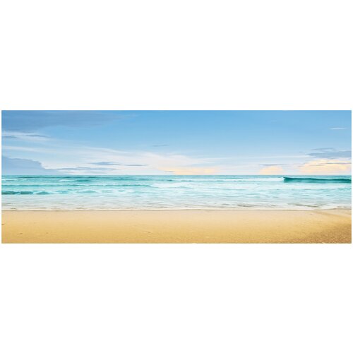 Фотообои Уютная стена Тропический пляж и океан 710х270 см Бесшовные Премиум (единым полотном)