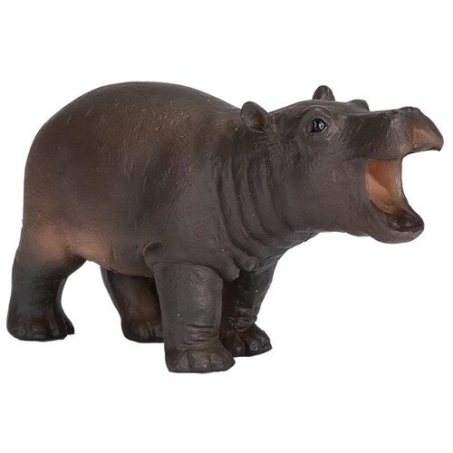 Фигурка Mojo Wildlife Гиппопотам детеныш 387246, 3 см игровые фигурки mojo animal planet носорог детеныш сидит s