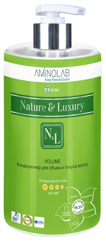 Nature & Luxury Кондиционер для объема и тонуса волос 730 мл