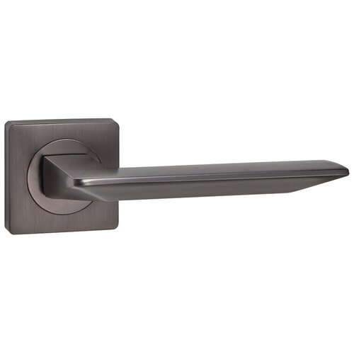 Ручка дверная межкомнатная на квадратной розетке раздельная K. JK51. ULTRA (ULTRA JK) GR-23 графит