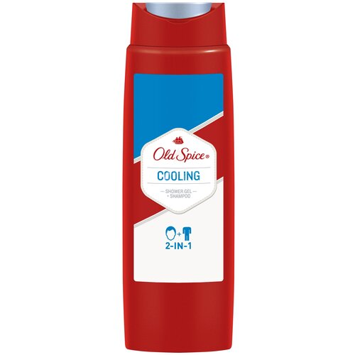 Олд Спайс / Old Spice Cooling - Гель для душа и шампунь 2в1 250 мл