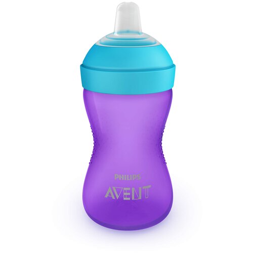 Philips Avent Чашка-непроливайка с мягким носиком SCF802, 300 мл, с 9 месяцев, фиолетовый